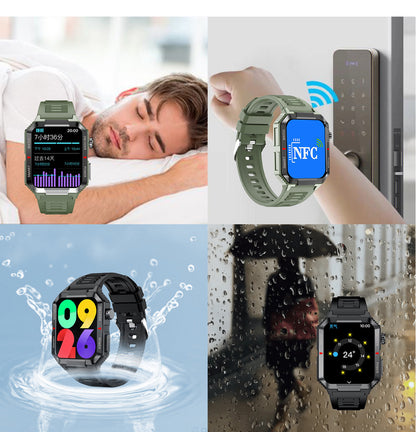 Bluetooth calling smartwatch in action
