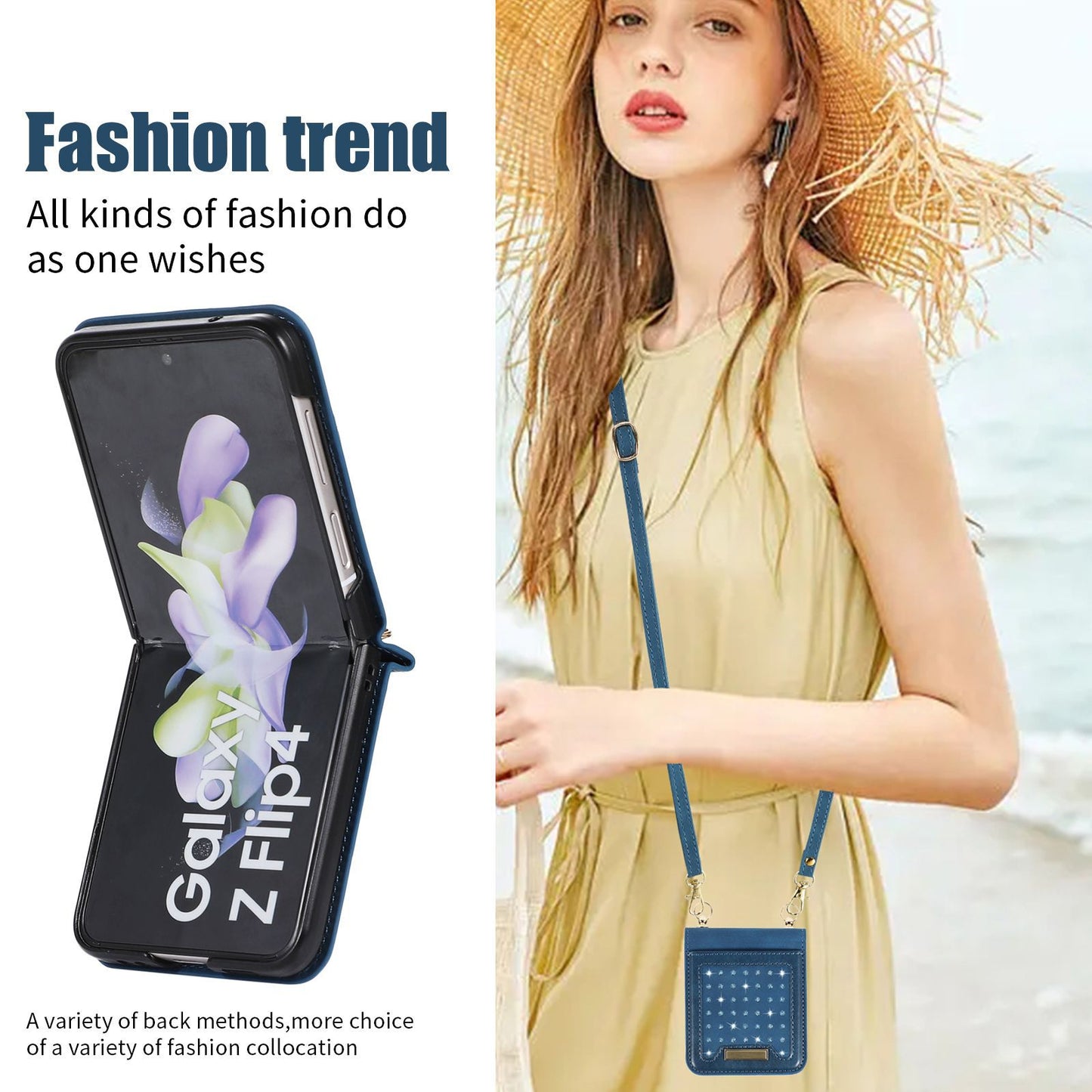 Stylish Flip Case for Samsung Z Flip6/5/4 | Shockproof & Durable with Card Slot