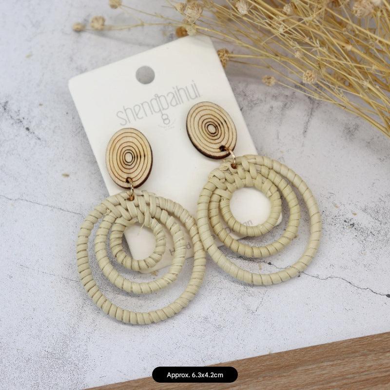 Colorful Boho Drop Earrings Image 2