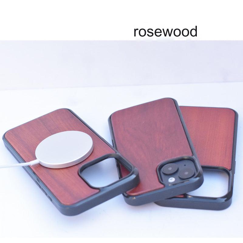 Eco-Friendly Bamboo Wood MagSafe Compatible iPhone Case for iPhone 15/14/13 Series