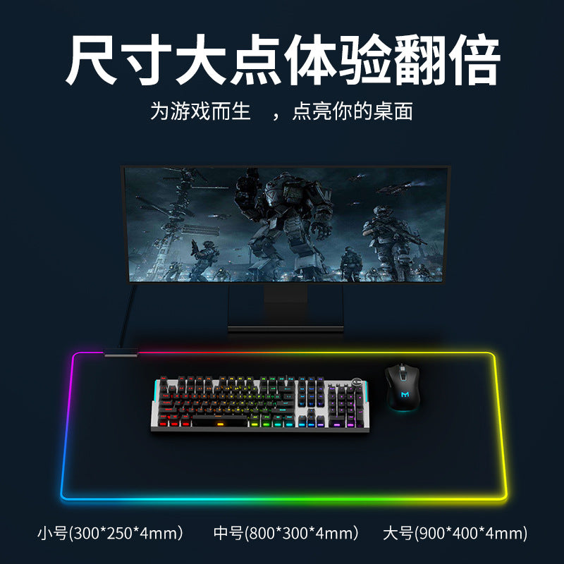 LED lighting mouse pad