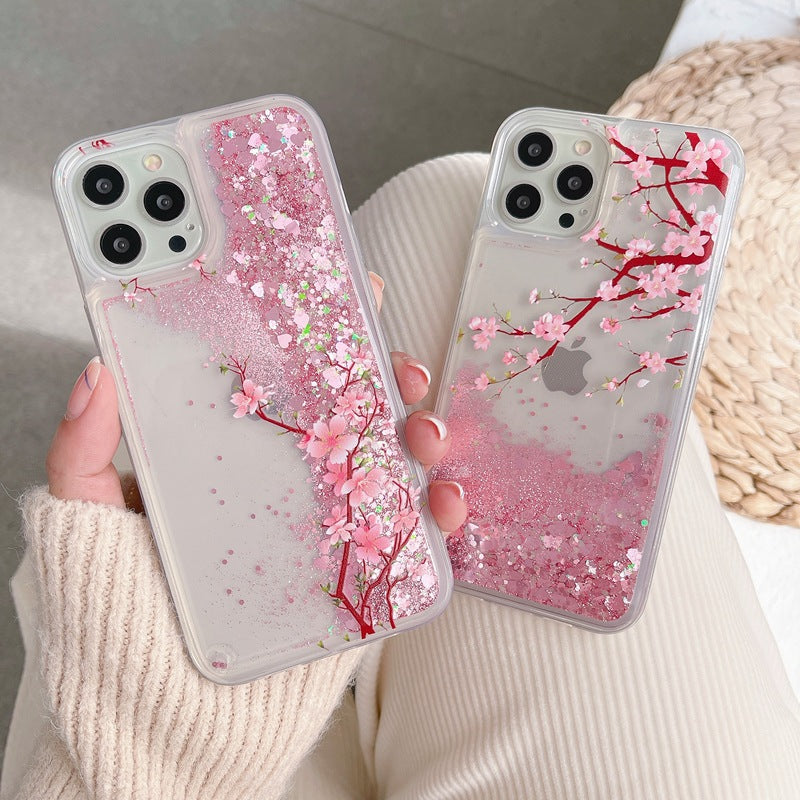 elegant floral phone cover