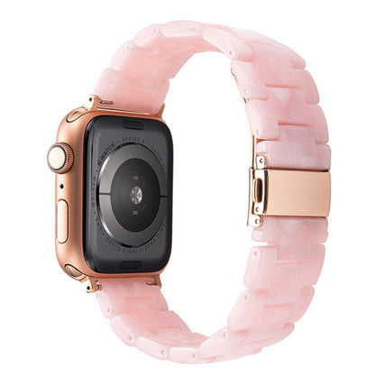 Stylish Natural Resin Apple Watch Band - Compatible with Series 1-9 & Ultra Models