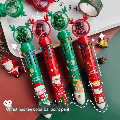 versatile colorful retractable ballpoint for holidays