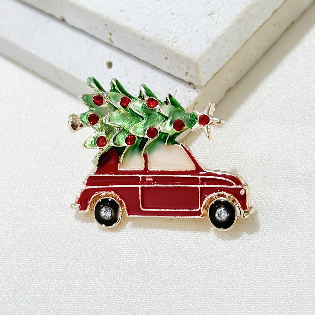 Christmas tree car brooch image 8