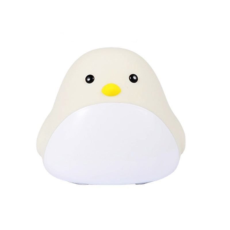 playful white time bird LED alarm clock