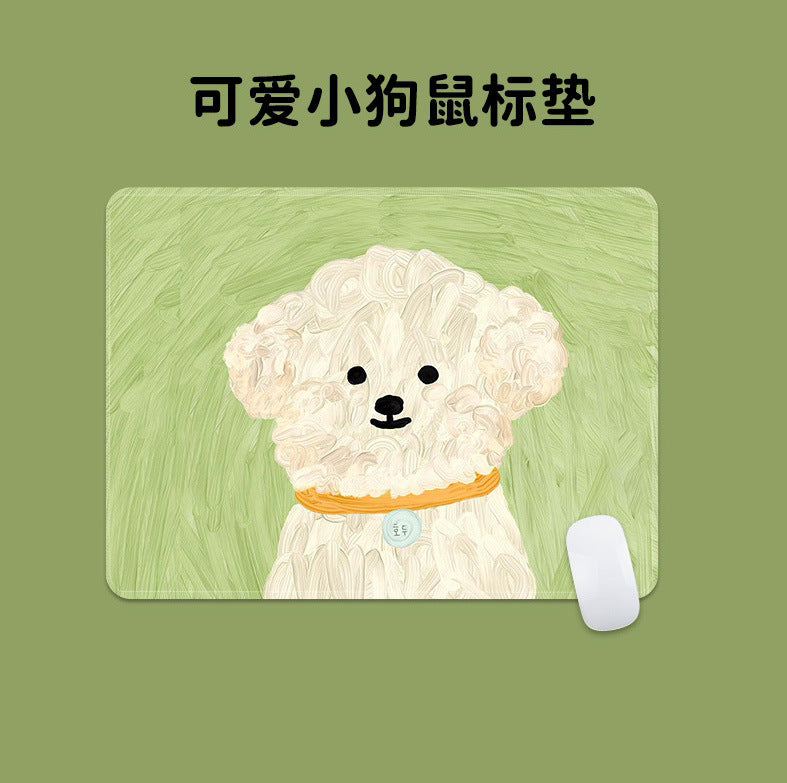 Cute Cartoon Animal Desk Mouse Pad - Soft Non-Slip Gaming Mat for Home & Office