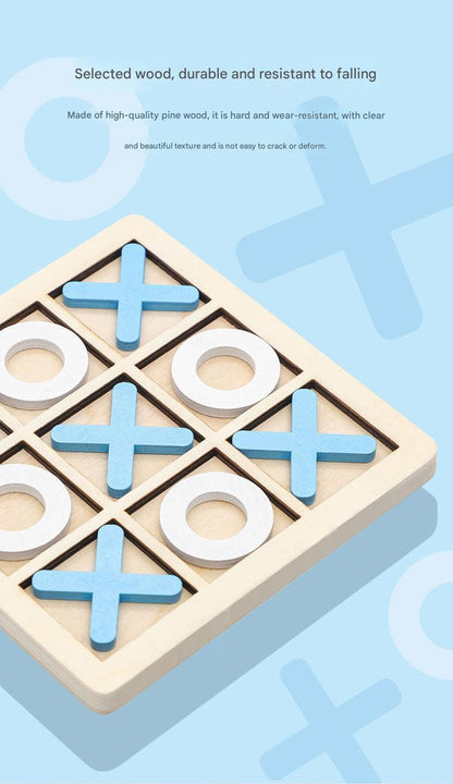 Wooden Tic Tac Toe Game