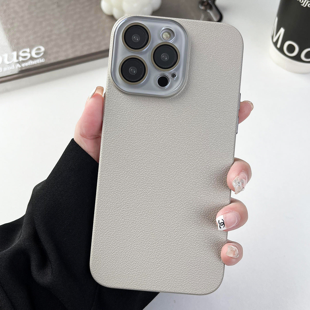 Luxury Full-Body iPhone Case with Textured Finish – Shockproof, Scratch Resistant & Anti-Fingerprint Protection for iPhone 14/15/16 Series