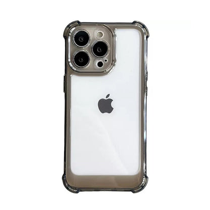 iPhone 15/14/13 Crystal Clear Protection Case - Durable Acrylic with Shock Absorption & Anti-Fingerprint Technology