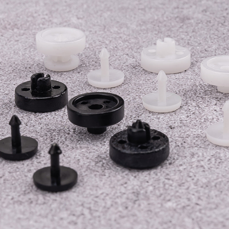 User-friendly snap-on buttons for hassle-free fashion