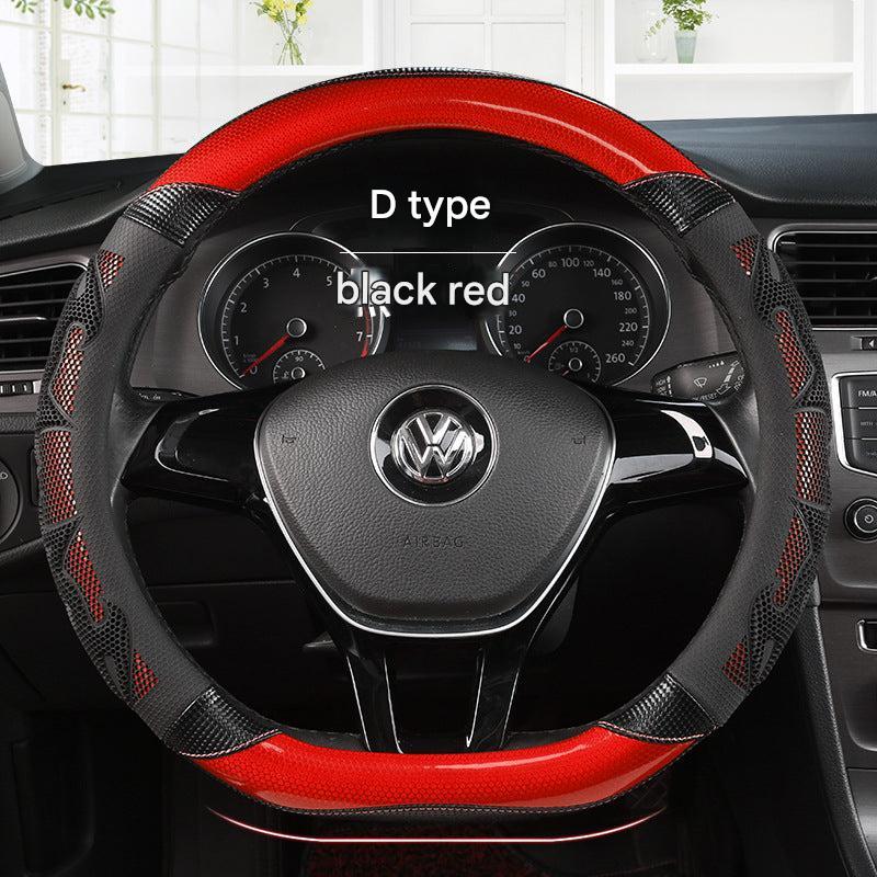 durable synthetic leather steering cover