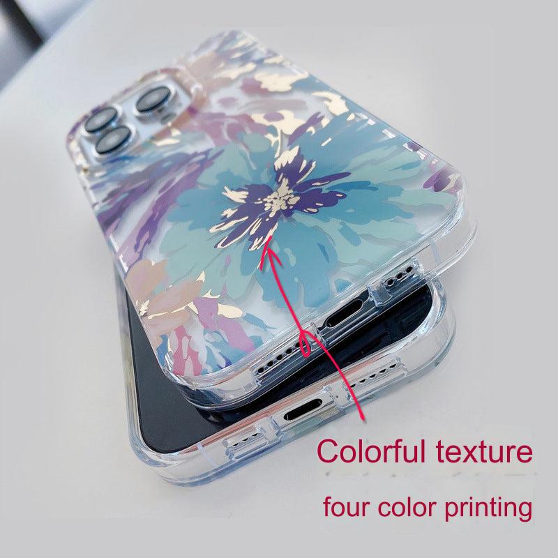 Samsung Galaxy S24 Ultra TPU & PC Dual-Layer Floral Case - Shockproof & Stylish Protection