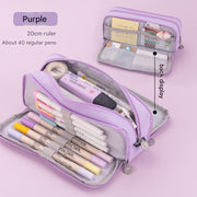 402 Purple - Double Zipper (Pack of 4)