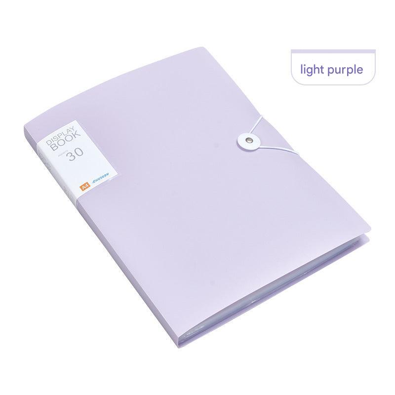 transparent A4 document folder storage sleeve