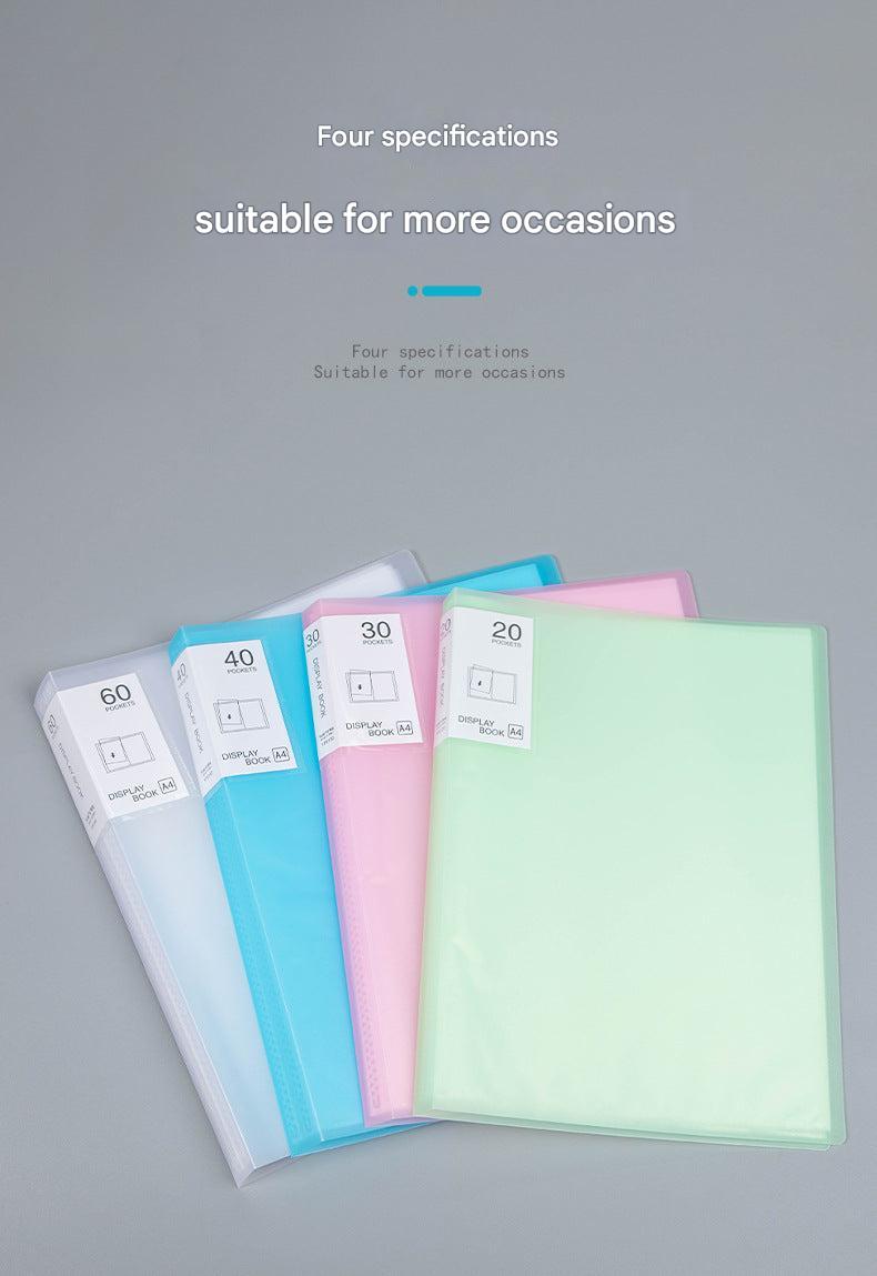 document holder A4 pink color