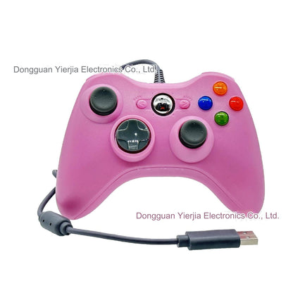 Eyierjia Wired Gaming Controller for PC, Xbox 360, PS3 - Vibrant Colors & Ergonomic Design