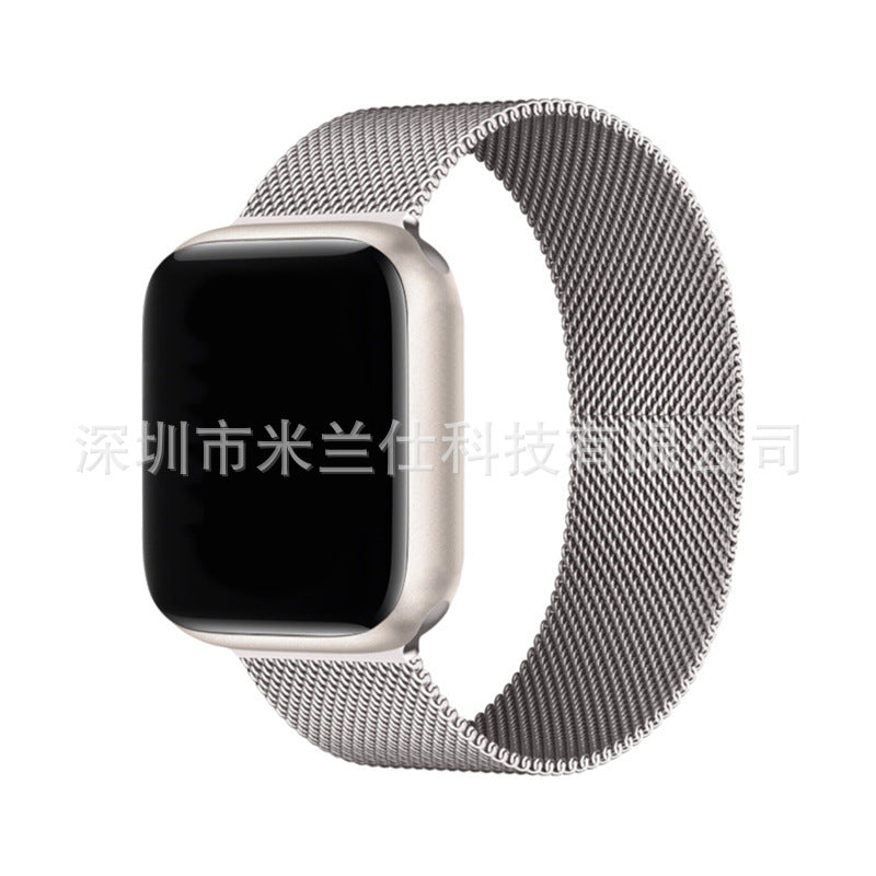 Premium Metal Milanese Loop Band for Apple Watch Series 1-9 & SE - Stylish, Adjustable & Breathable | Multiple Colors Available