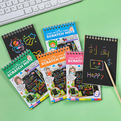 Variety pack of scratch art papers for kids