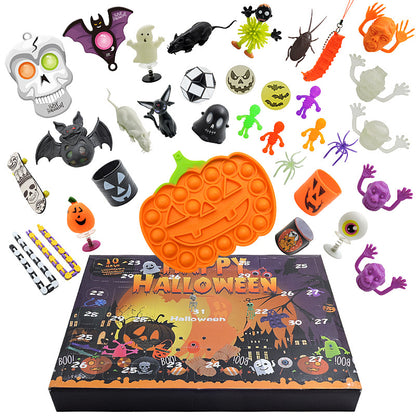 Halloween blind box toy set