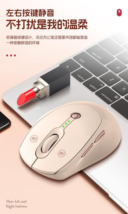 Wireless Bluetooth Mouse Q7 - Dual-Mode, Ergonomic Silent Design, Rechargeable for Office Use