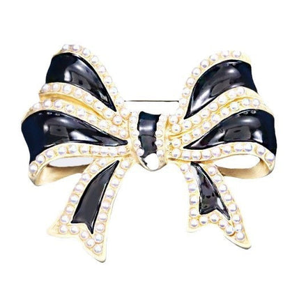 Stylish butterfly knot brooch in various colors