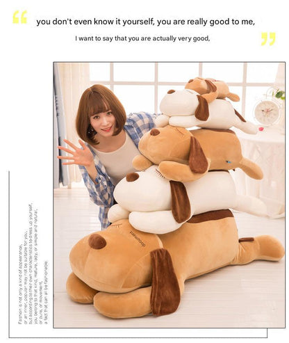 cuddly plush dog toy for kids