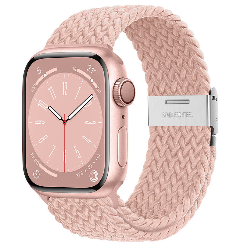 Premium Nylon Woven Strap for Apple Watch - Fits All Series and Sizes - Adjustable Buckle - Stylish and Durable