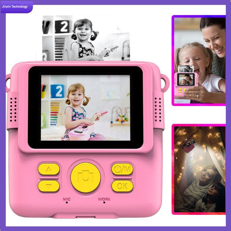 kids camera with color pens and accessories