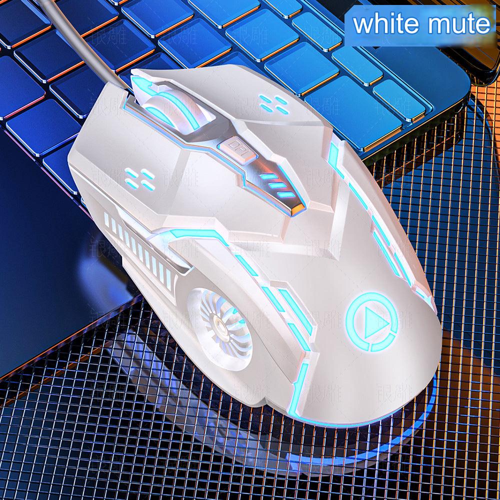 RGB Wired Gaming Mouse G5 - Ergonomic, 3200 DPI, 6-Button Optical, USB - Silent & Colorful Backlit for Ultimate Gaming Experience