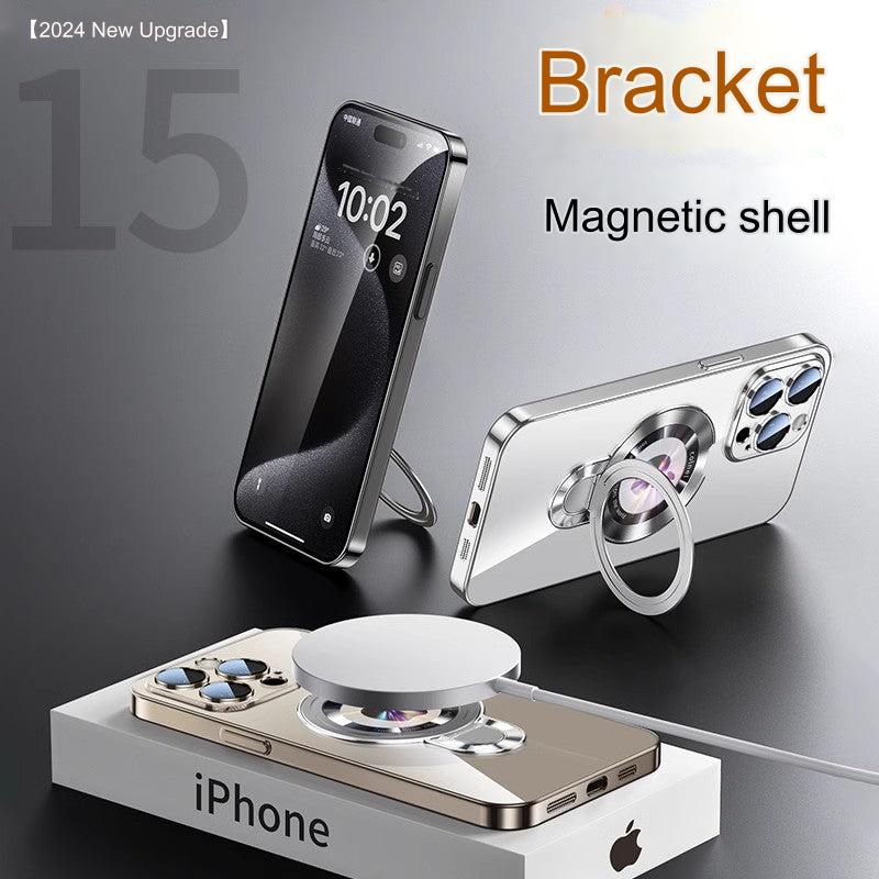 Magnetic Stand Case for iPhone 16 Pro Max - Full Protection, Shockproof, and Stylish Design