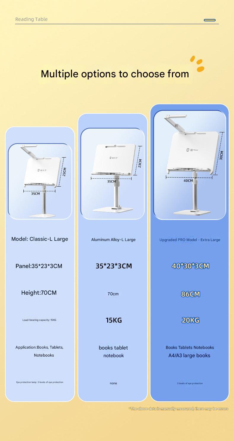 child reading book holder floor stand