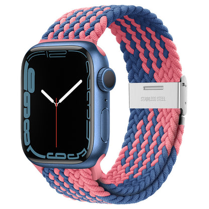 Premium Nylon Woven Strap for Apple Watch - Fits All Series and Sizes - Adjustable Buckle - Stylish and Durable