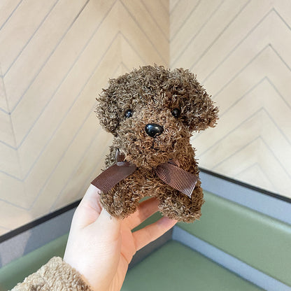 fluffy teddy key ring