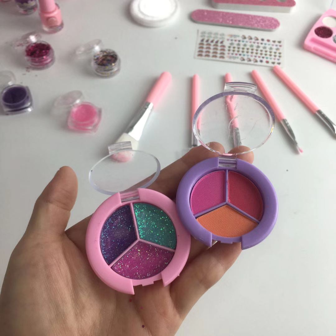 portable unicorn-themed makeup kit