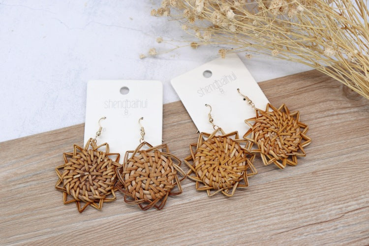 Colorful Boho Drop Earrings Image 2