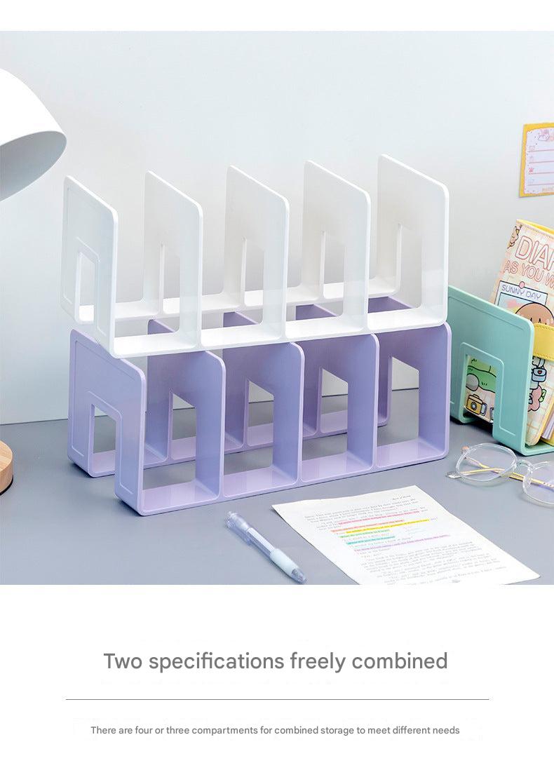 detail view of slot adjustments in book stand