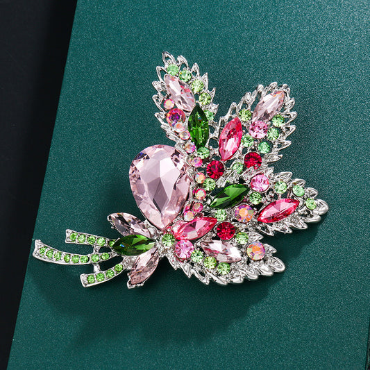 decorative brooch with secure clasp