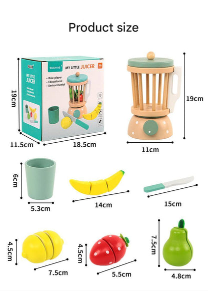 deluxe wooden kitchen toy set contents