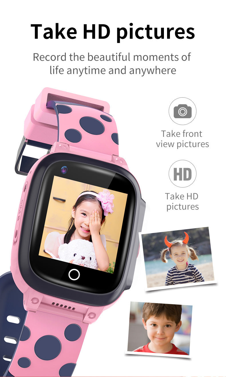 kids smart watch black with step counter