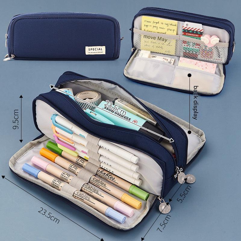 Angoo pencil case various colors open