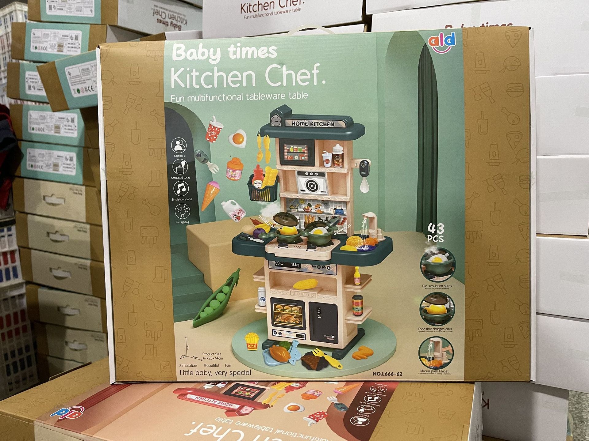 Interactive Kids Kitchen Set