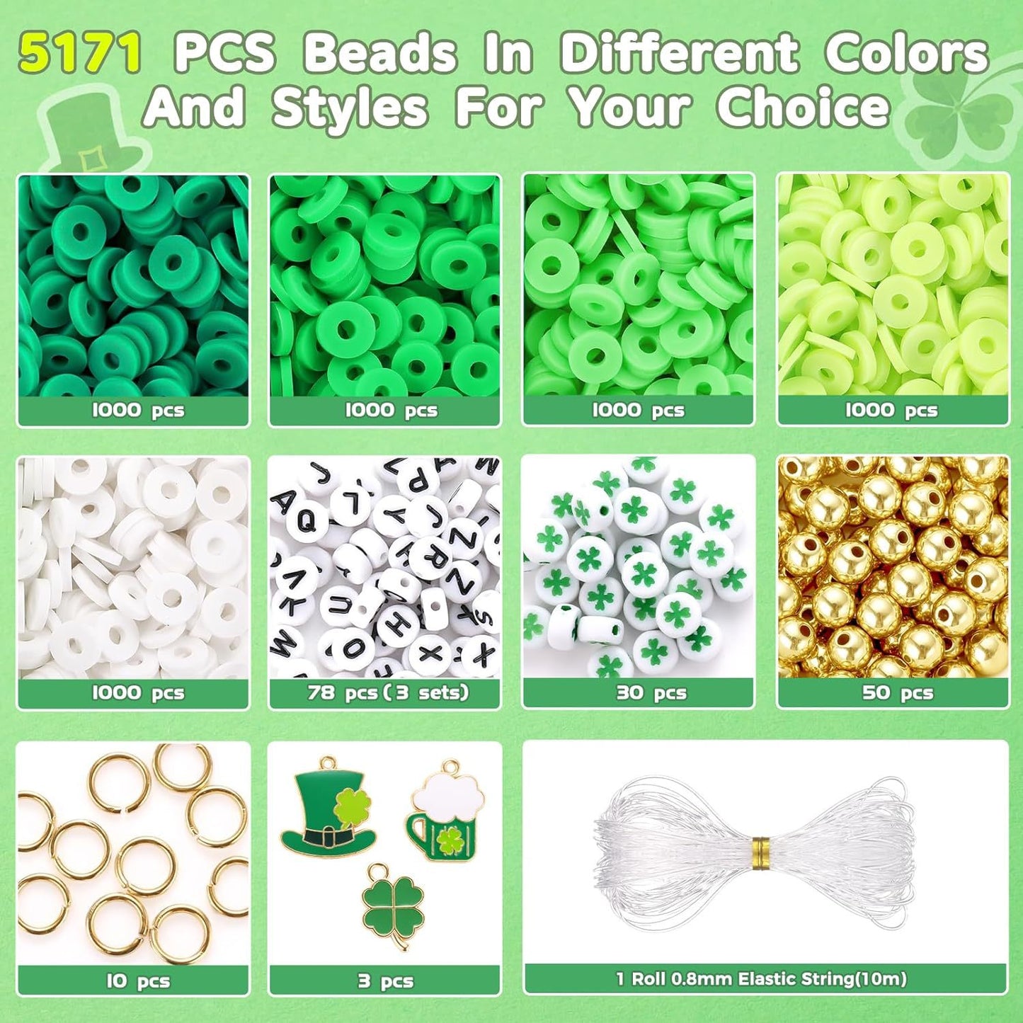 fashionable clay beads for jewelry