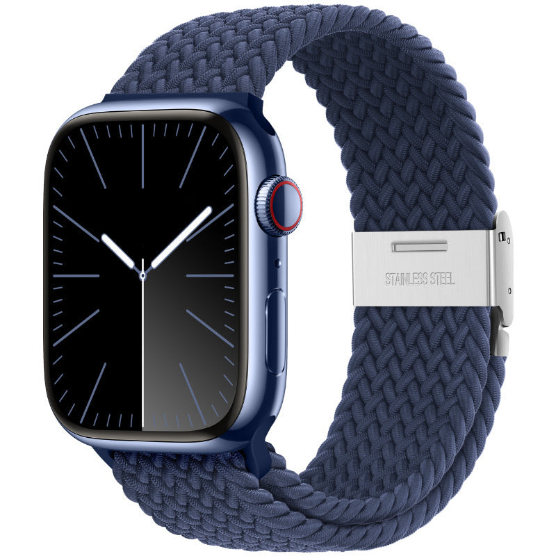 Premium Nylon Woven Strap for Apple Watch - Fits All Series and Sizes - Adjustable Buckle - Stylish and Durable