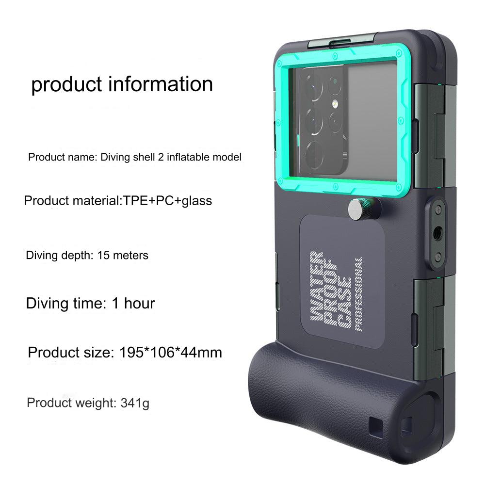 Ultra-Durable 15M Waterproof Diving Case for iPhone & Samsung - Anti-Shock & Impact-Resistant