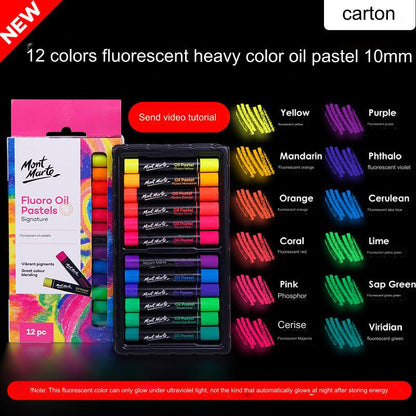 Montmartre 24-Color Ultra Soft Oil Pastels for Kids - Vibrant, Easy to Blend Art Crayons