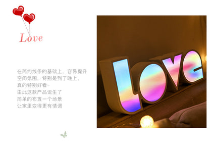 decorative LED love light starry design