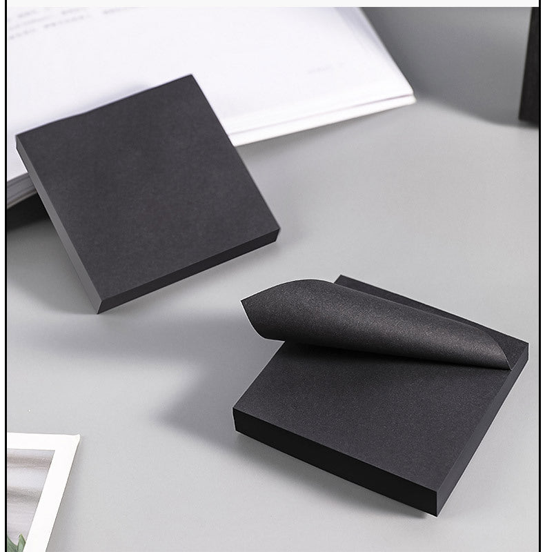 sleek black note pad cover