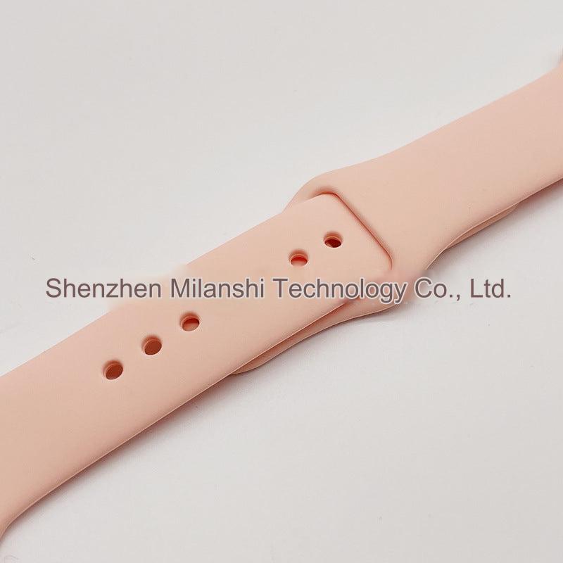 Premium Silicone Sports Watch Band for Apple Watch Series 4-9, SE, and Ultra 2 - Stylish, Durable, and Comfortable Replacement Straps