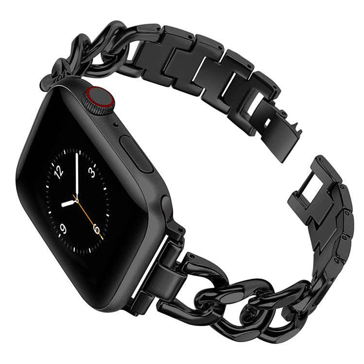 Luxury Metal Apple Watch Band - Chic Chain Link Design for Women & Men